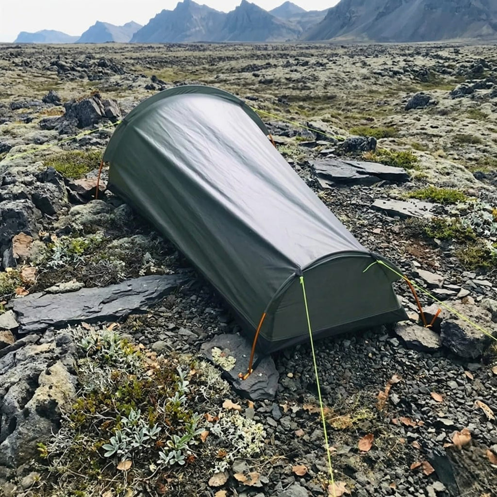 Tente Camping 1 Place Ultra-Légère Tunnel RandoCamp