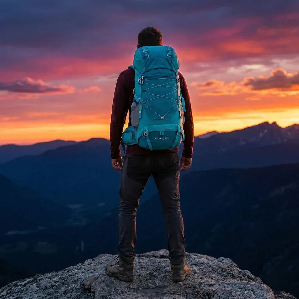 Sac de Randonnée 50L Étanche et Robuste RandoCamp