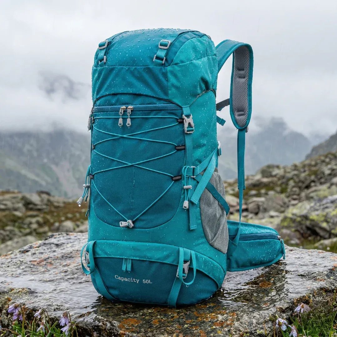 Sac de Randonnée 50L Étanche et Robuste RandoCamp