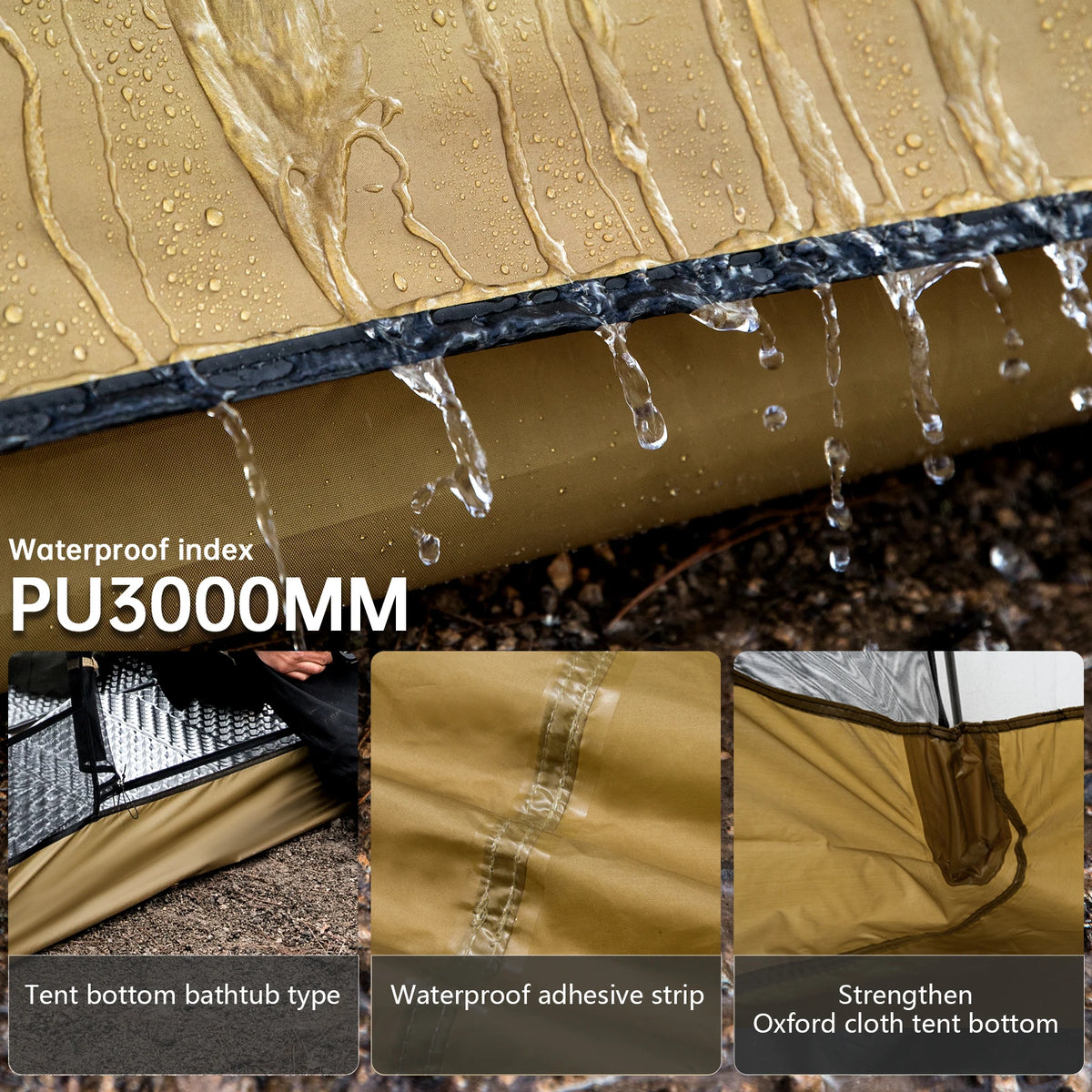 Tente de Camping 2 Personnes Ultra Légère Imperméable | RandoCamp